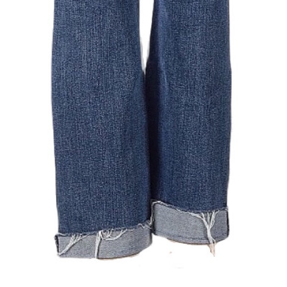 MOTHER Mid Rise Dazzler Ankle Fray Distressed Jeans - Picture 8 of 14
